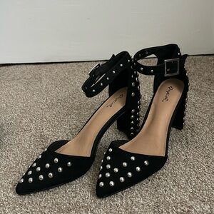 Studded heels